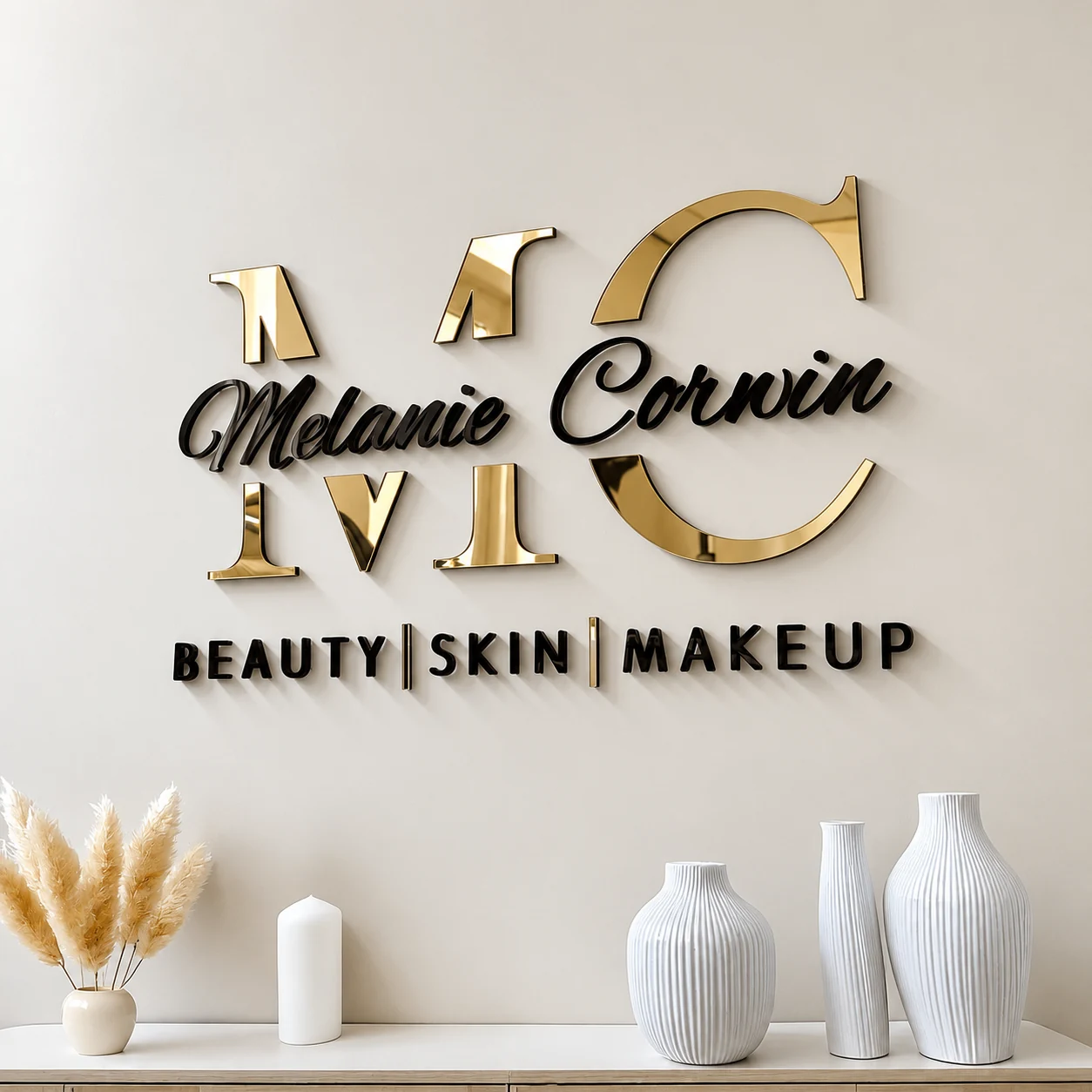 5mm Metal Letter — Melanie Corwin